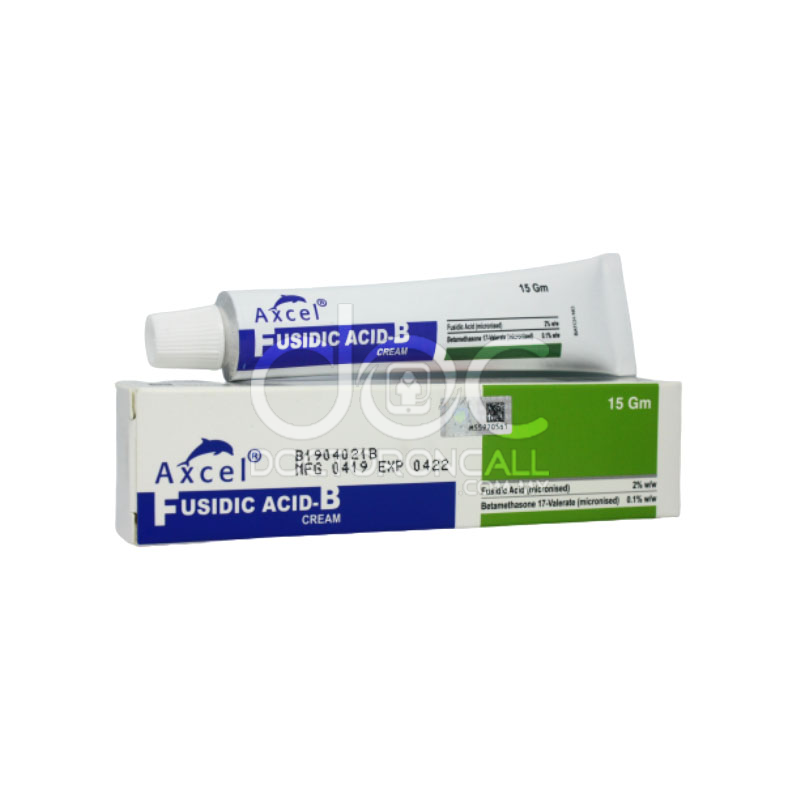 Axcel Fusidic Acid-B Cream 15g - DoctorOnCall Online Pharmacy