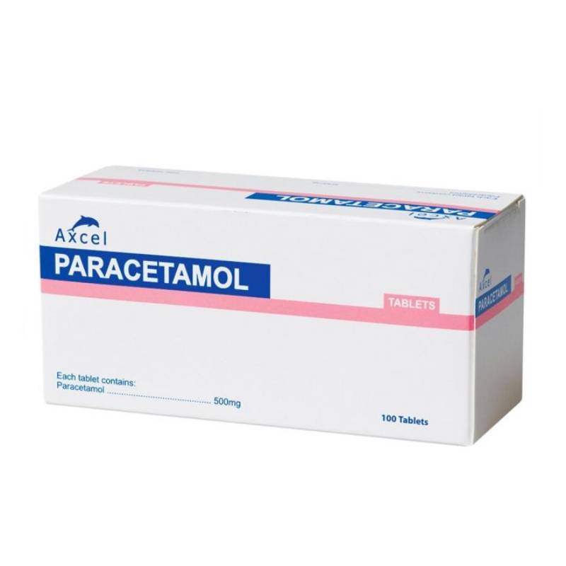 Axcel Paracetamol 500mg Tablet 100s - DoctorOnCall Online Pharmacy