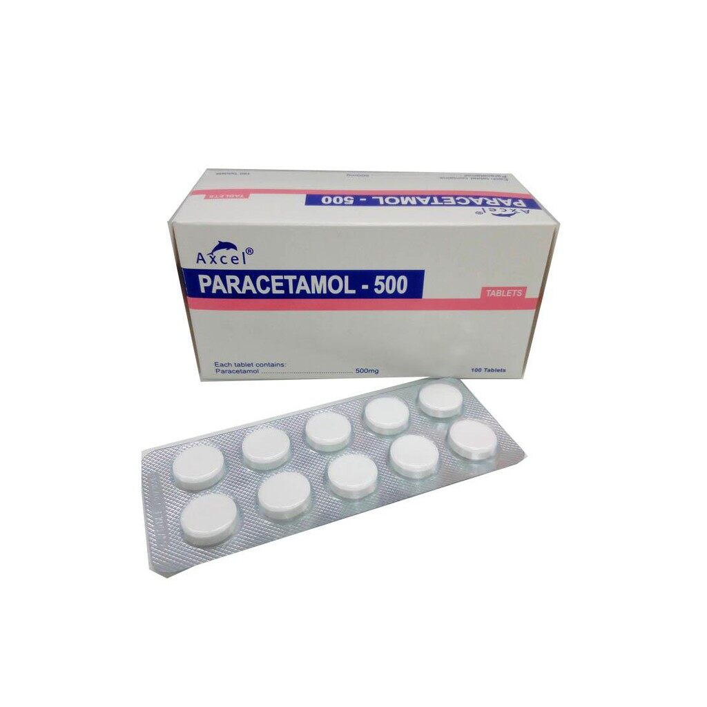 Axcel Paracetamol 500mg Tablet-Slightly burned,sore throat