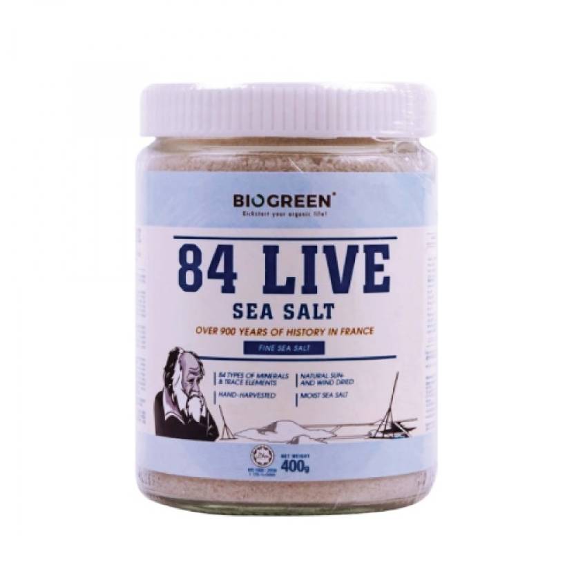 Biogreen Celtic Live Sea Salt Fine 400g - DoctorOnCall Farmasi Online