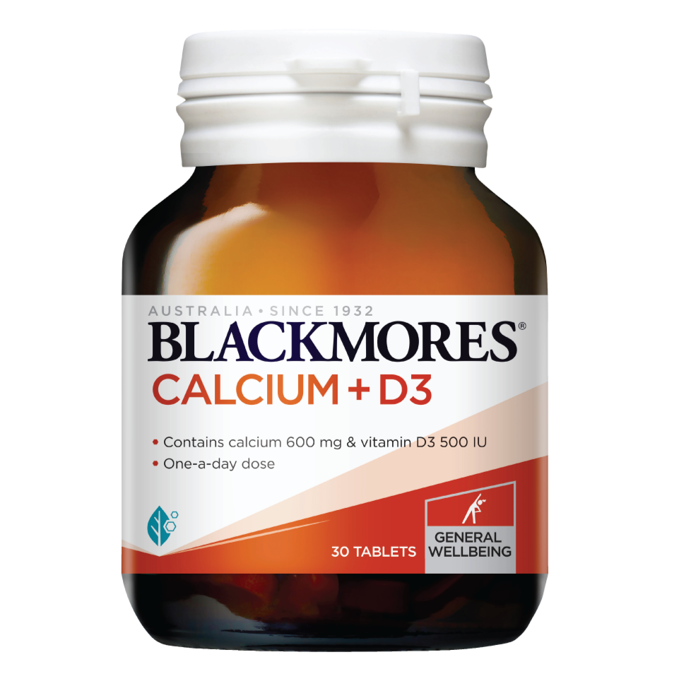 Blackmores Calcium + D3 Tablet 30s - DoctorOnCall Farmasi Online