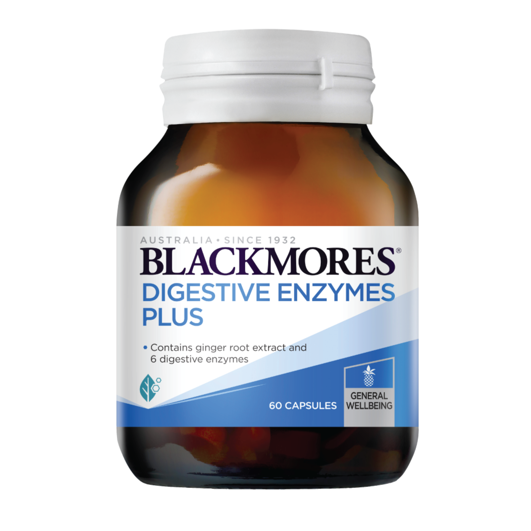 Blackmores Digestive Enzymes Plus Capsule 60s - DoctorOnCall Farmasi Online