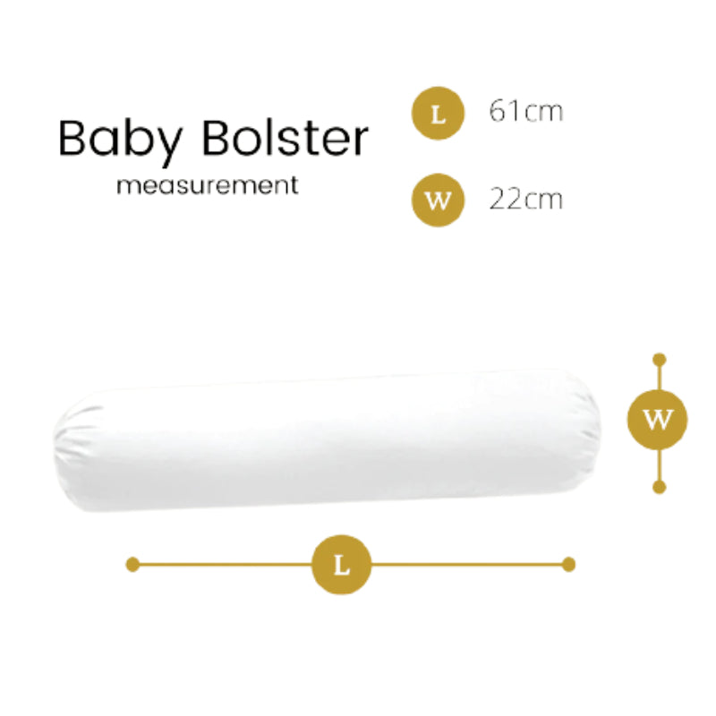 Tuya Silver Ion Infused Organic Cotton Baby Bolster Set (61cmx22cm) 1s - DoctorOnCall Farmasi Online