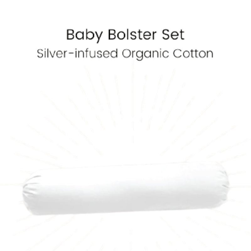 Tuya Silver Ion Infused Organic Cotton Baby Bolster Set (61cmx22cm) 1s - DoctorOnCall Farmasi Online