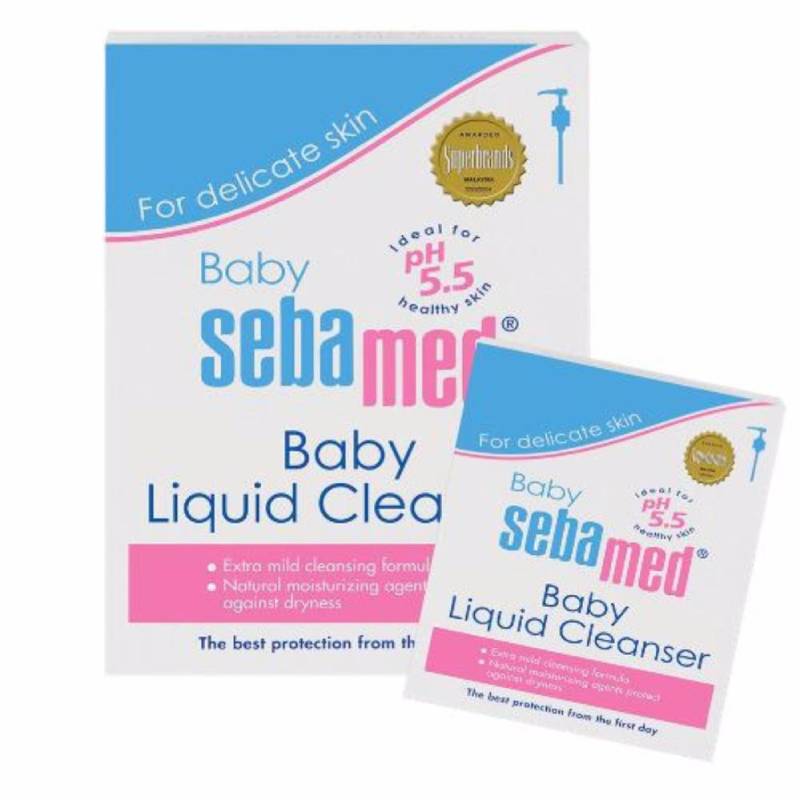 Sebamed Baby Liquid Cleanser 1000ml + 200ml - DoctorOnCall Farmasi Online