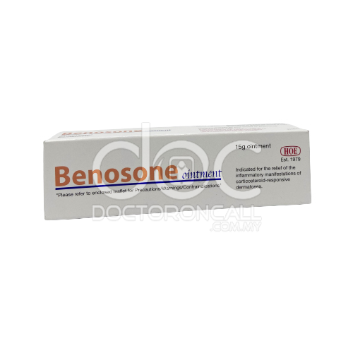 HOE Benosone Ointment 15g - DoctorOnCall Farmasi Online