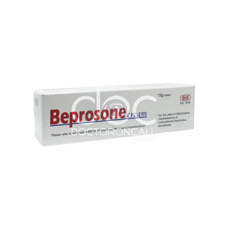 HOE Beprosone 0.064% Cream 15g - DoctorOnCall Farmasi Online