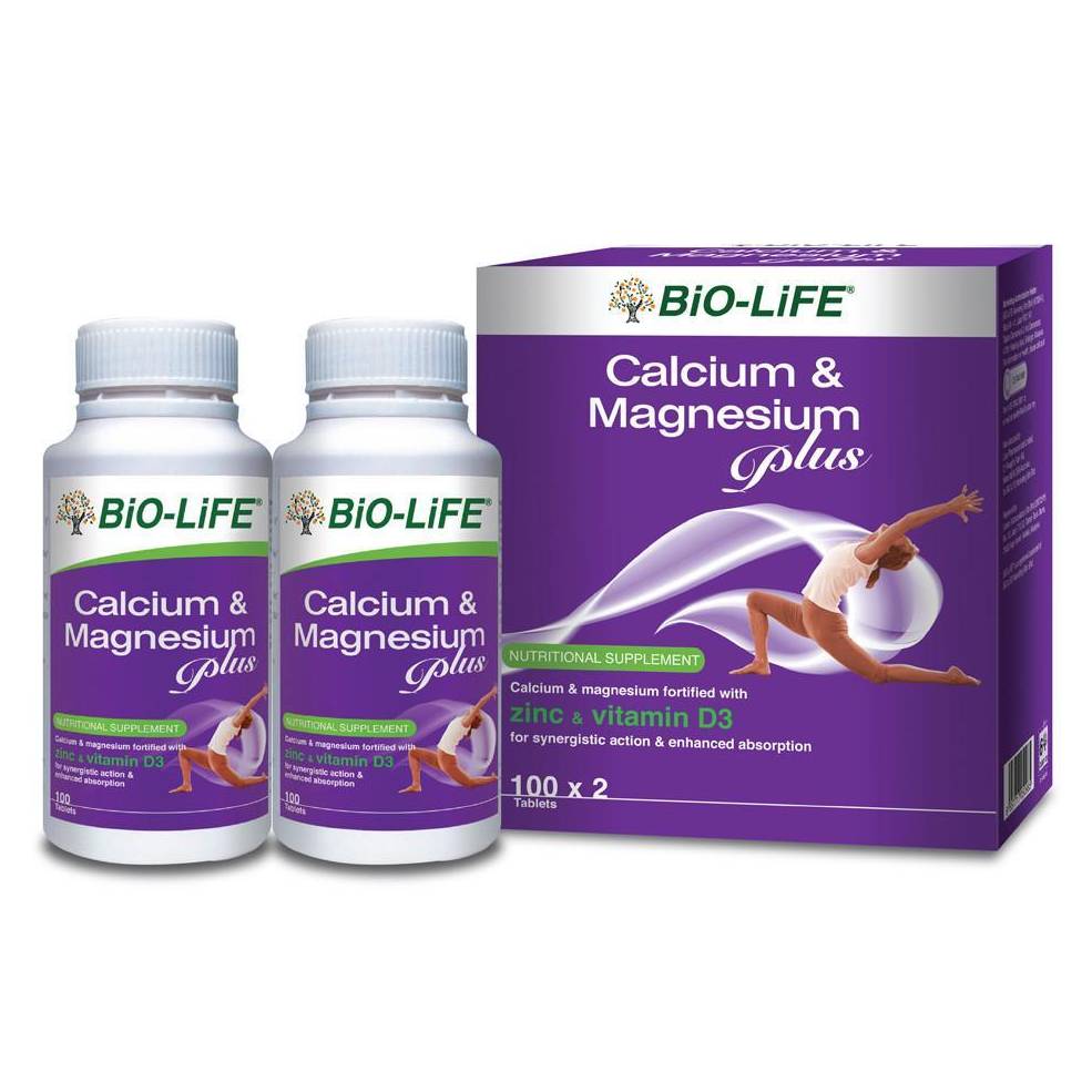 Bio-Life Calcium & Magnesium Plus Tablet 30s x2 - DoctorOnCall Farmasi Online