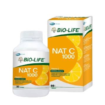 Bio-Life Nat C 1000mg Tablet 150s - DoctorOnCall Farmasi Online