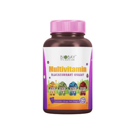 Biobay Multivitamin Blackcurrent Gummy 80s - DoctorOnCall Farmasi Online