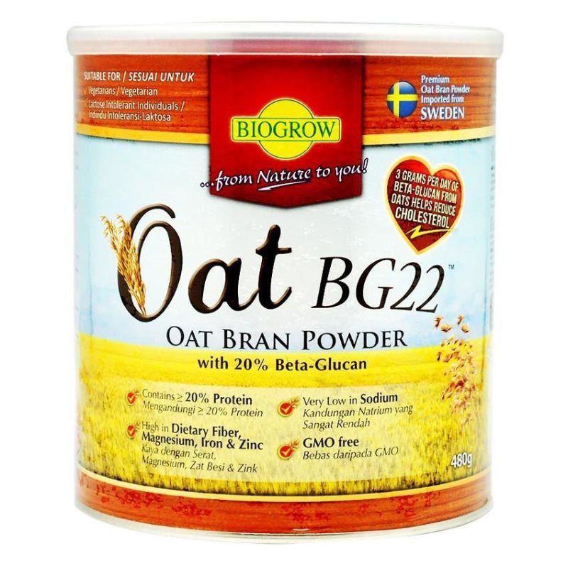 Biogrow Oat Bg22 Bran Powder - 480g - DoctorOnCall Online Pharmacy