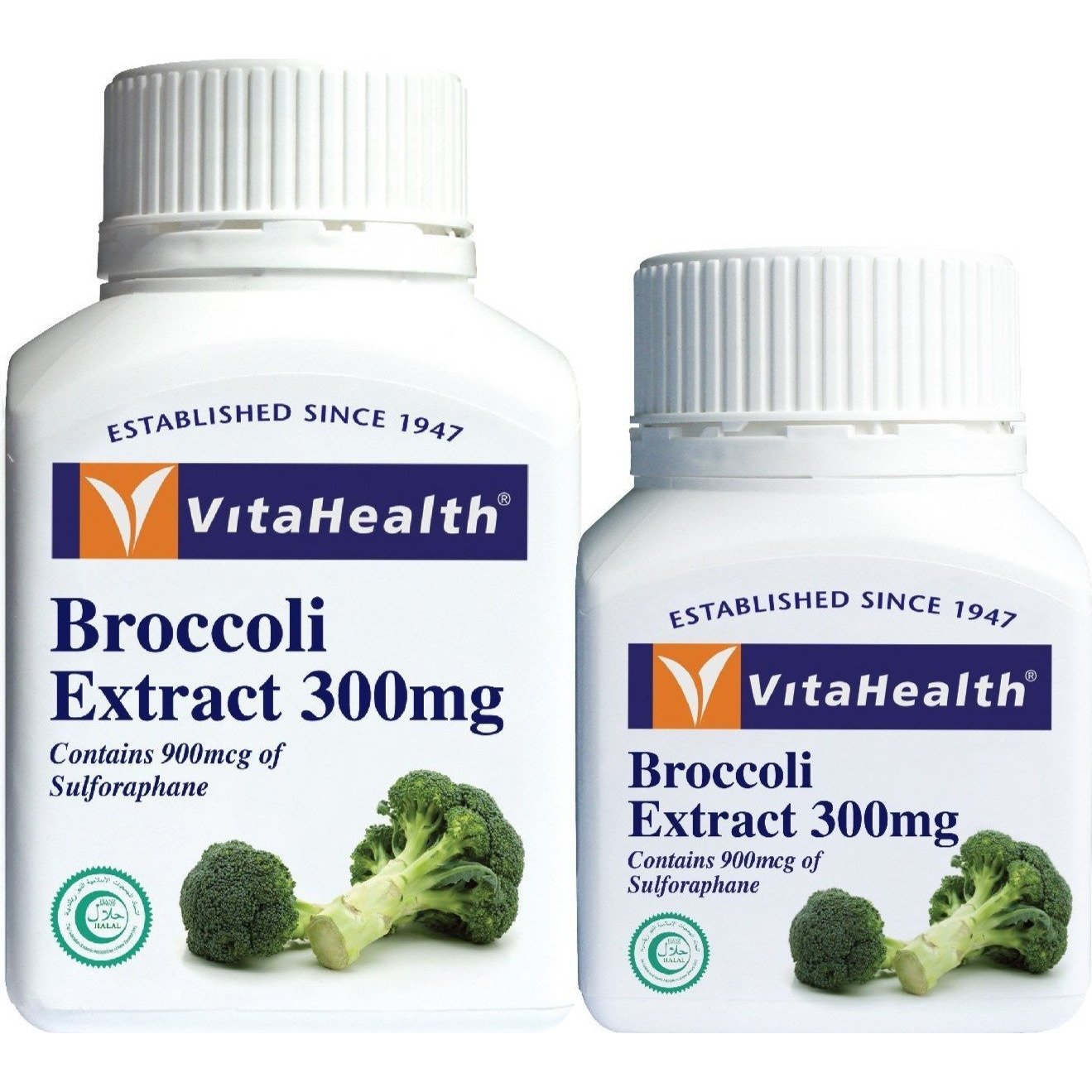 VitaHealth Broccoli Extract 300mg Capsule 60s + 30s - DoctorOnCall Farmasi Online