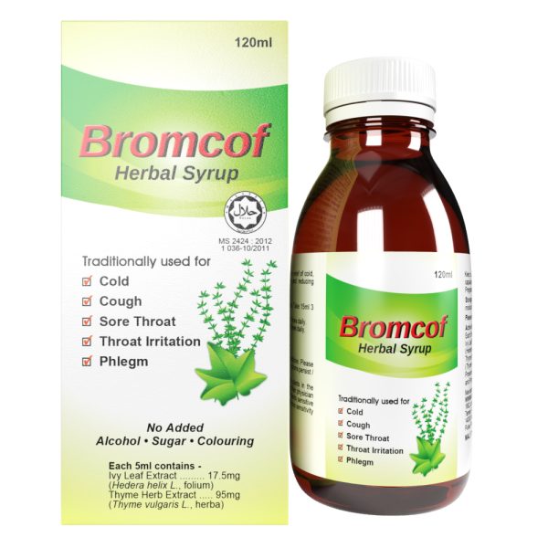 Winwa Bromcof Herbal Syrup 120ml - DoctorOnCall Farmasi Online