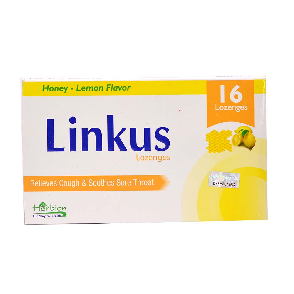 Linkus Lozenges 16s Strawberry - DoctorOnCall Farmasi Online