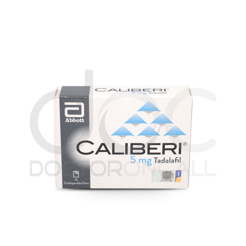 Caliberi 5mg Tadalafil Orodispersible Films 15s - DoctorOnCall Online Pharmacy