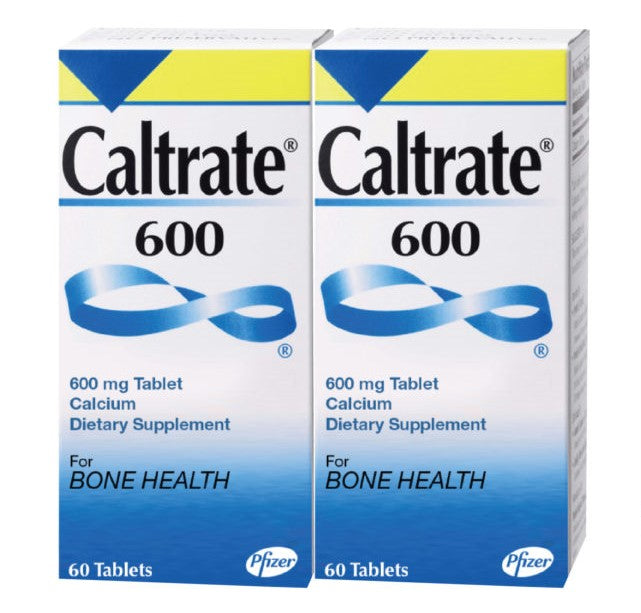 Caltrate 600 Tablet 60s x2 - DoctorOnCall Farmasi Online