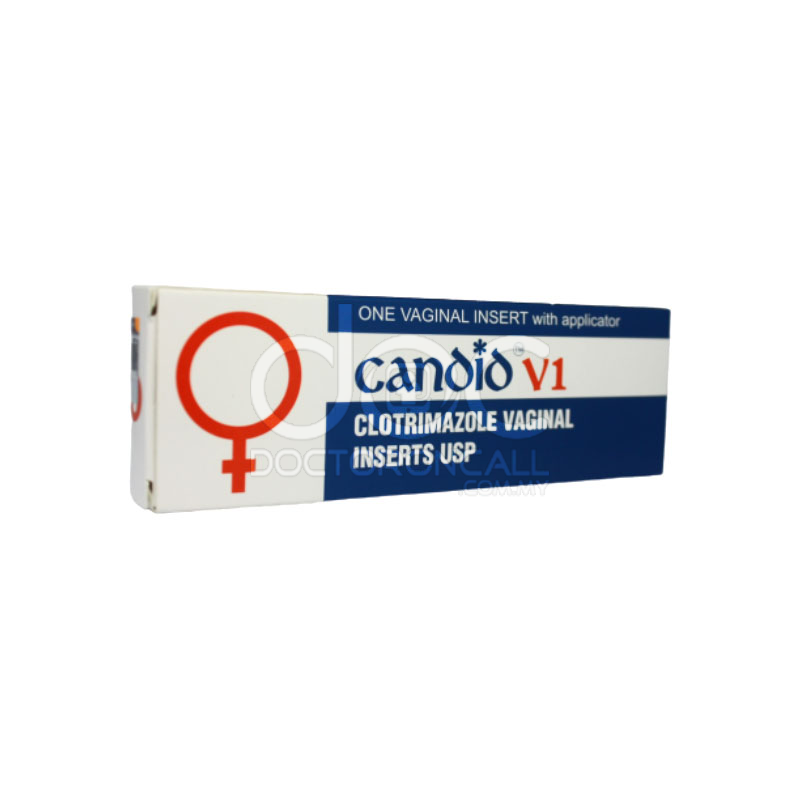 Candid V1 500mg Vaginal Tablet 1s - DoctorOnCall Farmasi Online