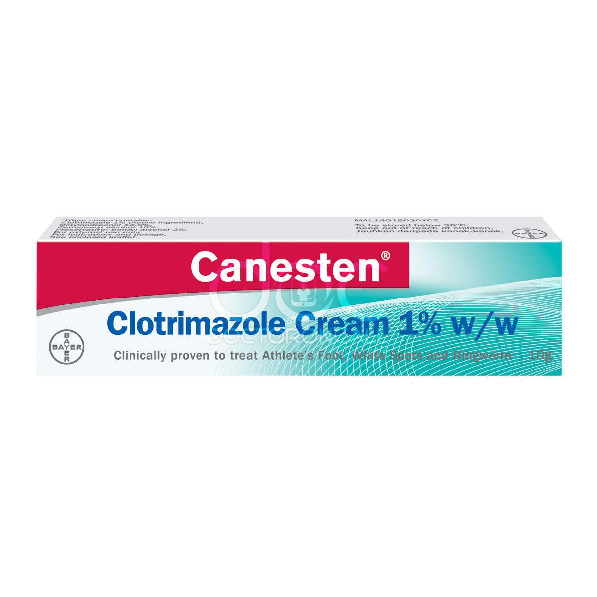 Canesten 1% Cream 10g - DoctorOnCall Farmasi Online