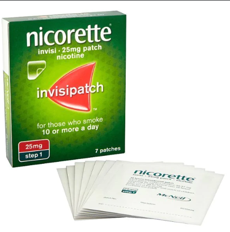 Nicorette 25mg/16h Transdermal Patch (Step 1) 7s - DoctorOnCall Online Pharmacy