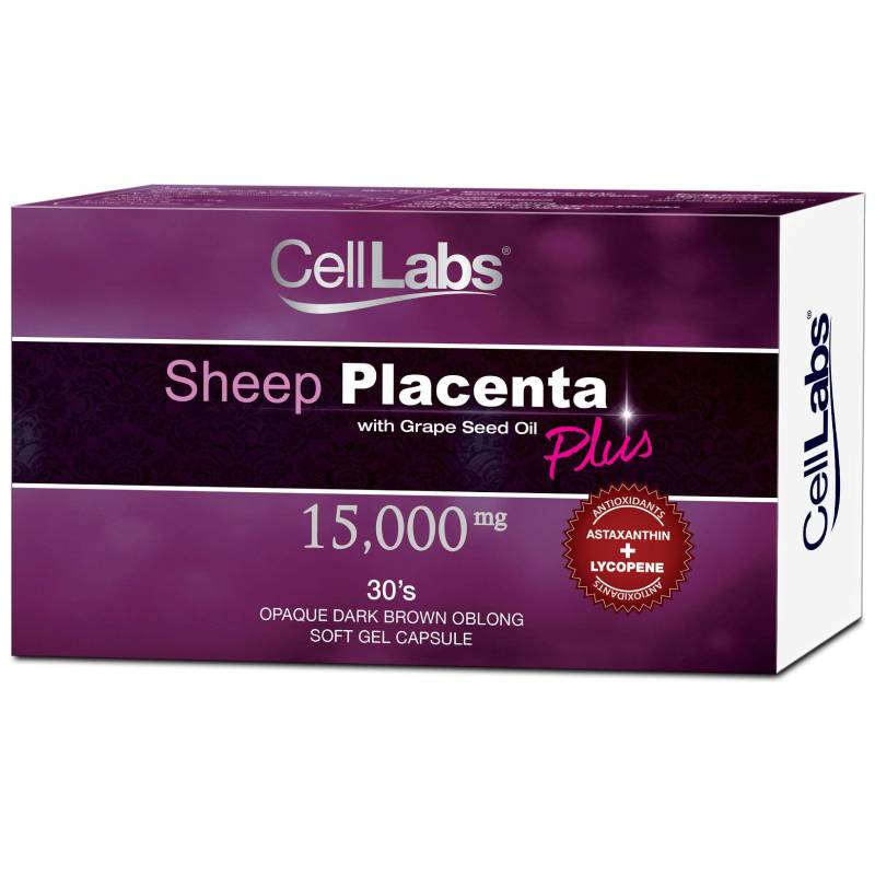 Cell Labs Sheep Placenta Plus 15000mg Capsule - 30s - DoctorOnCall Farmasi Online