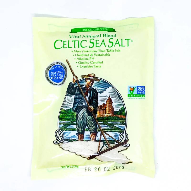 Celtic Fine Ground Sea Salt 200g - DoctorOnCall Farmasi Online