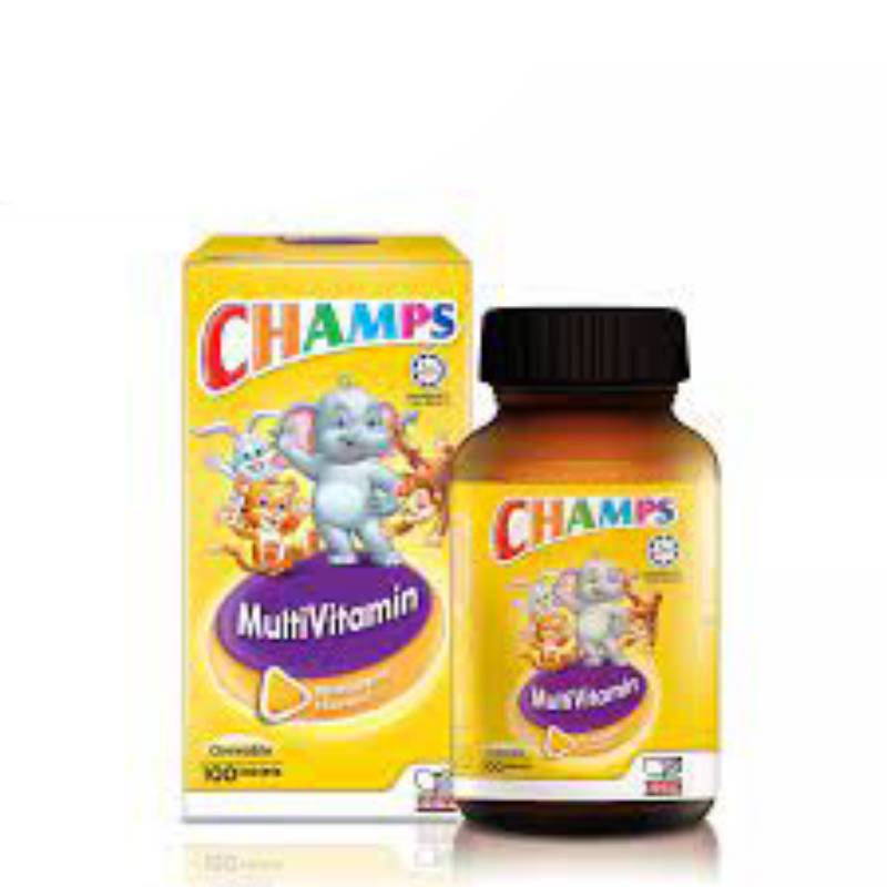 Champs Multivitamin Chewable Tablet (Pineapple) 100s - DoctorOnCall Online Pharmacy