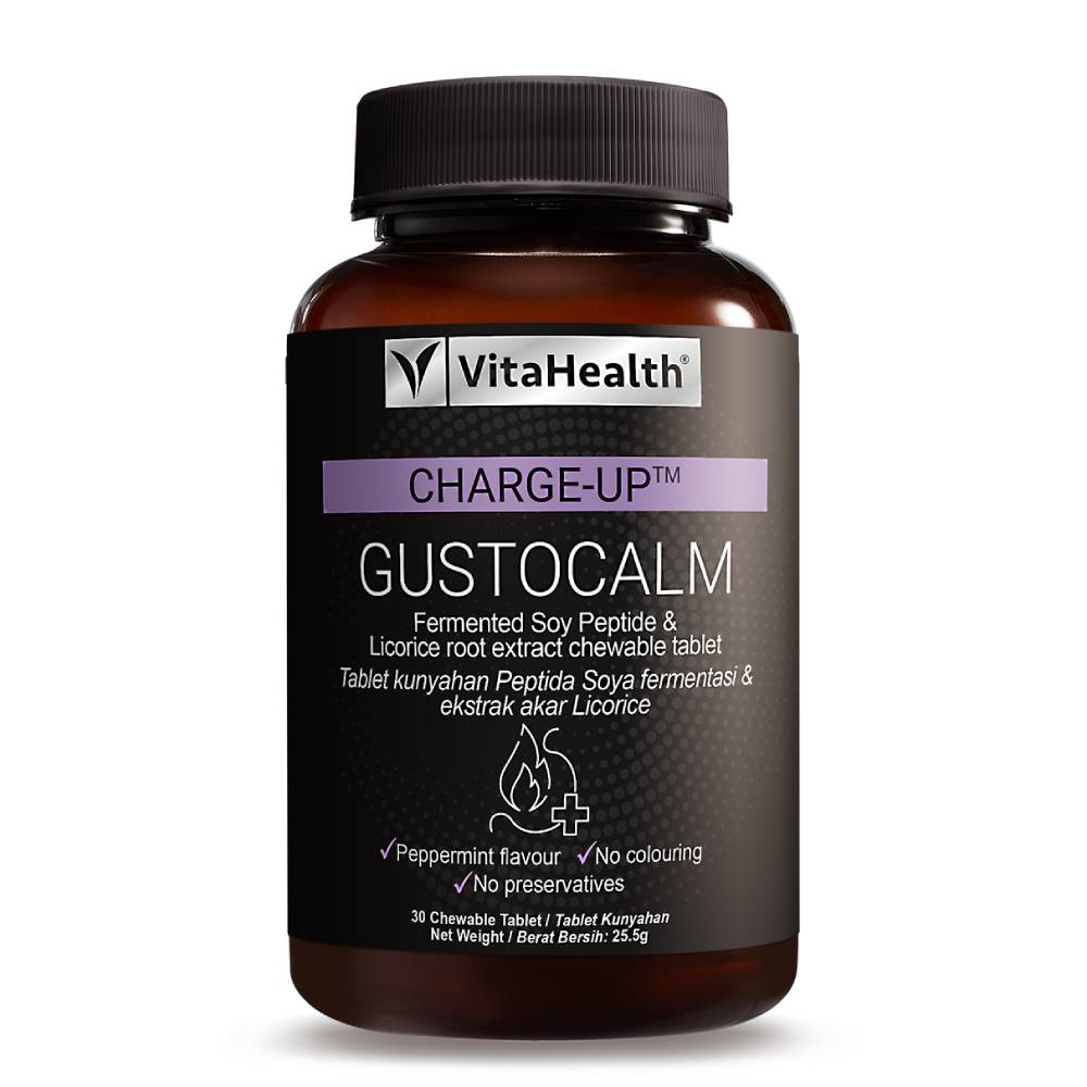 VitaHealth Charge-Up Gustocalm Chewable Tablet 30s - DoctorOnCall Online Pharmacy