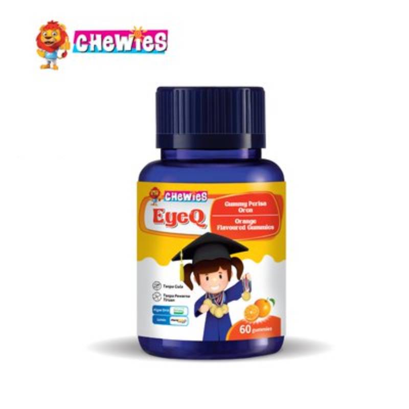 Chewies EyeQ Gummy (Orange) 30s - DoctorOnCall Farmasi Online