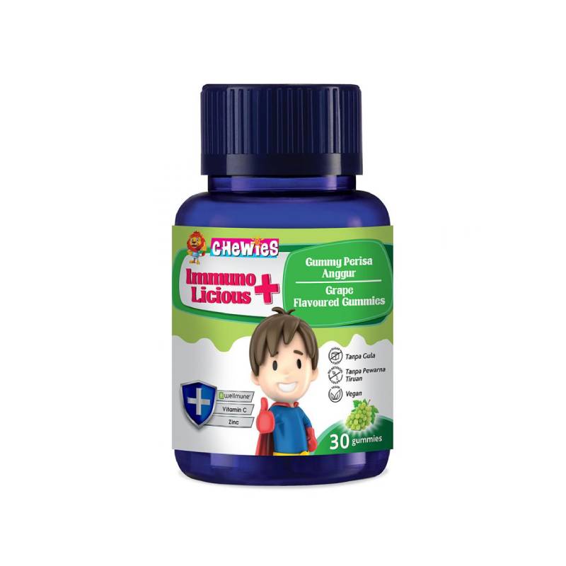 Chewies Immunolicious Plus Gummy (Grape) - DoctorOnCall Farmasi Online