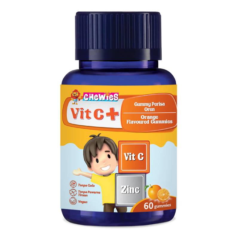 Chewies Vitamin C + Zinc Gummy (Orange) 10x12s - DoctorOnCall Online Pharmacy