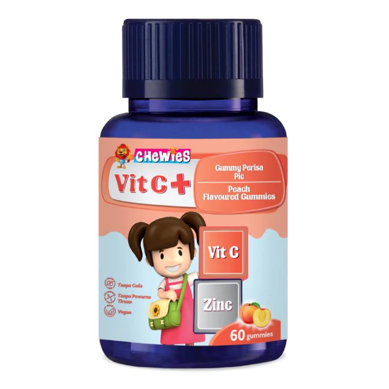Chewies Vitamin C + Zinc Gummy (Peach) - DoctorOnCall Online Pharmacy
