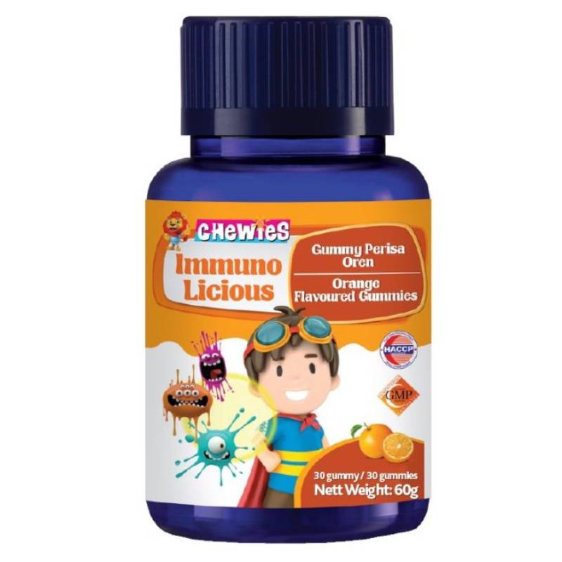 Chewies ImmunoLicious Gummy 30s Mango - DoctorOnCall Farmasi Online