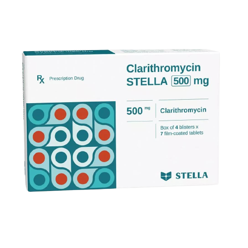 Stella Clarithromycin 500mg Tablet - 28s - DoctorOnCall Online Pharmacy