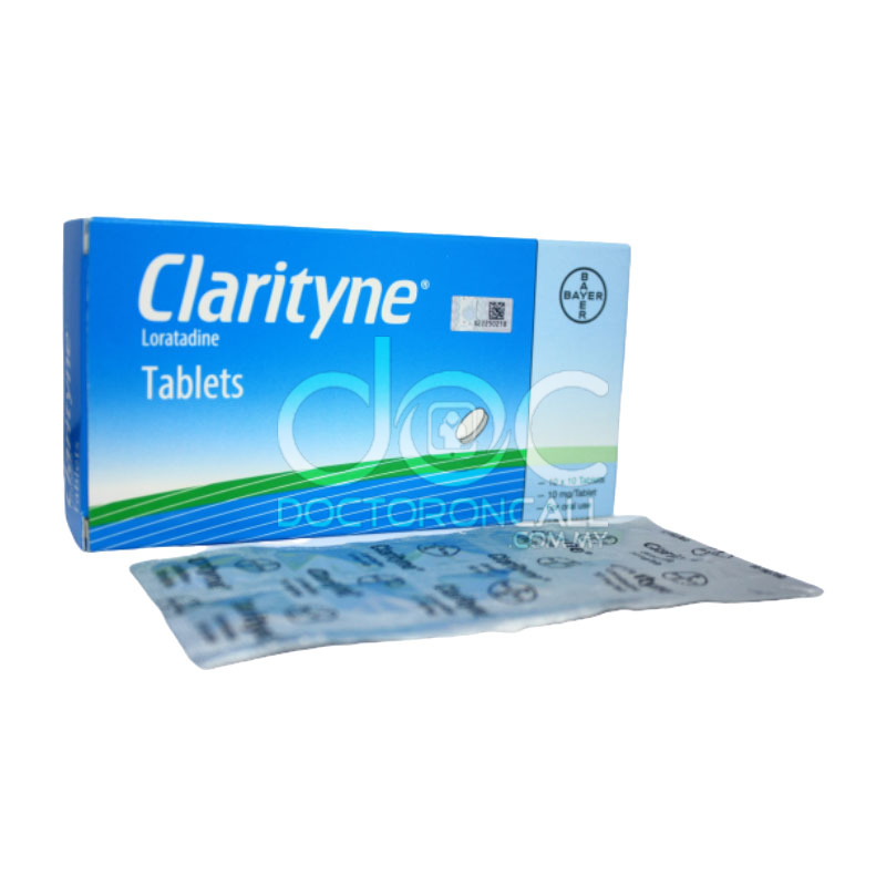 Clarityne 10mg Tablet 10s (strip) - DoctorOnCall Farmasi Online
