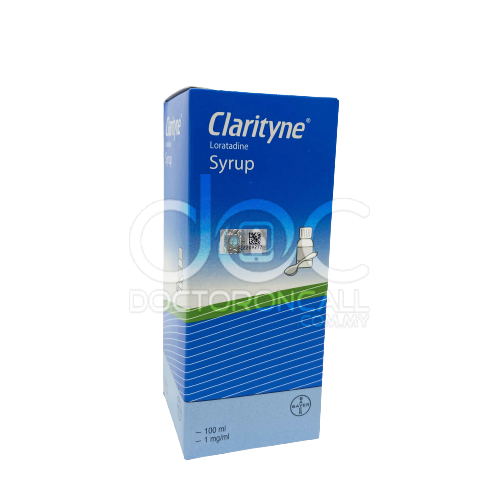 Clarityne 5mg/5ml Syrup 100ml - DoctorOnCall Farmasi Online