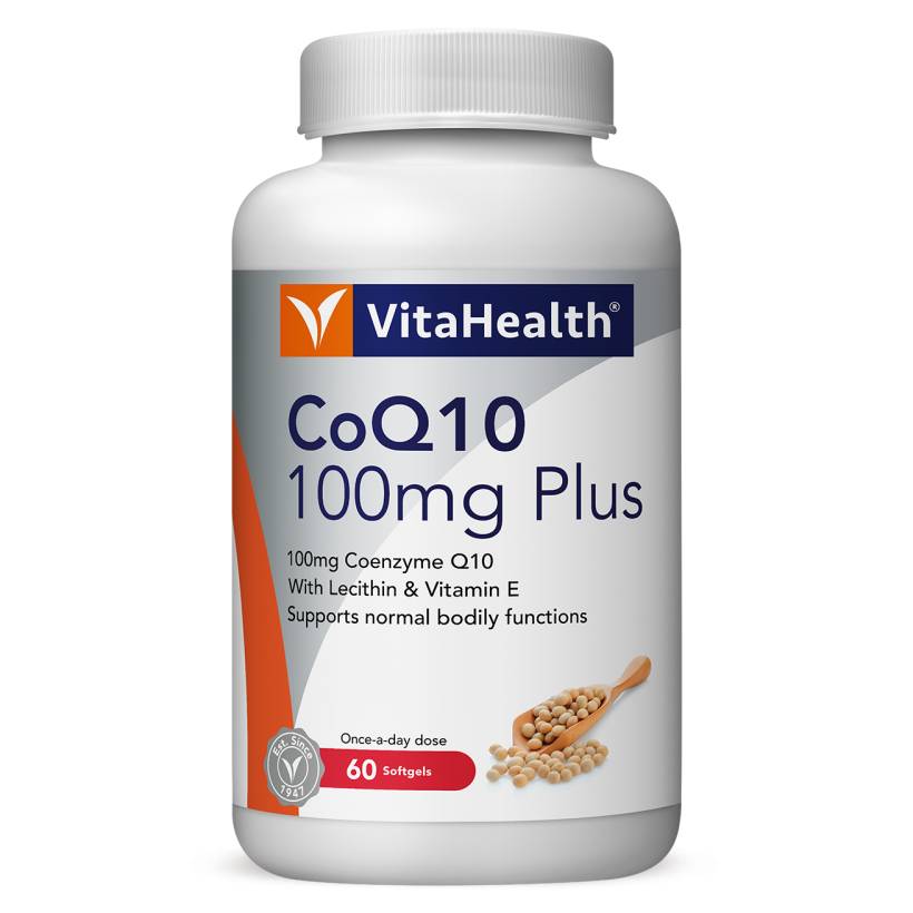 VitaHealth CoQ10 100mg Plus Capsule 60s - DoctorOnCall Farmasi Online