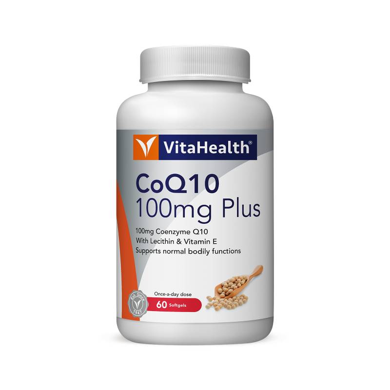 VitaHealth CoQ10 100mg Plus Capsule 60s - DoctorOnCall Farmasi Online