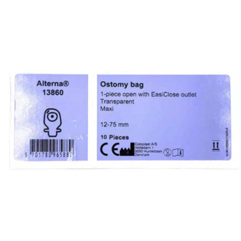 Coloplast Alterna Free Transparent Maxi Ostomy Bag (13860) 10s - DoctorOnCall Online Pharmacy