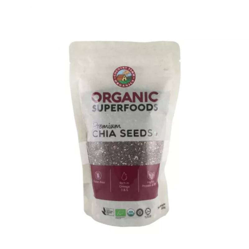 Country Farm Organic Chia Seed (Mex) 300g - DoctorOnCall Farmasi Online