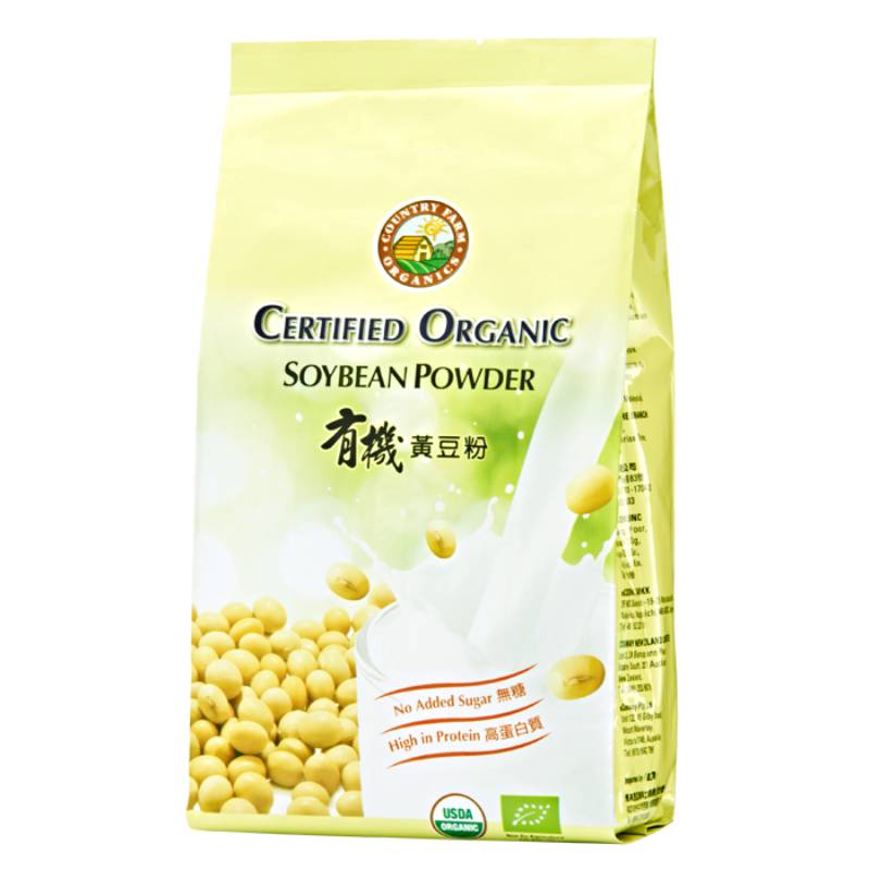 Country Farm Organic Soy Bean Powder (Yellow) 500g - DoctorOnCall Farmasi Online