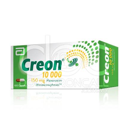 Creon 10000IU Capsule - 100s - DoctorOnCall Farmasi Online