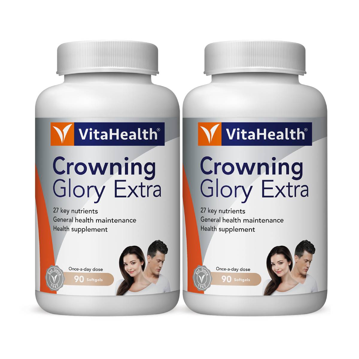 VitaHealth Crowning Glory Extra Capsule 90s x2 - DoctorOnCall Farmasi Online