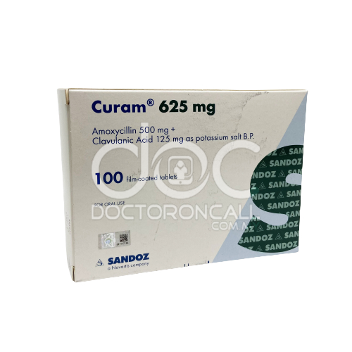 Sandoz Curam 625mg Tablet 4s (strip) - DoctorOnCall Online Pharmacy