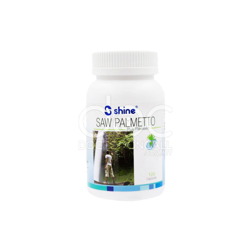 Shine Saw Palmetto Plus Flaxseed Capsule 120s - DoctorOnCall Farmasi Online