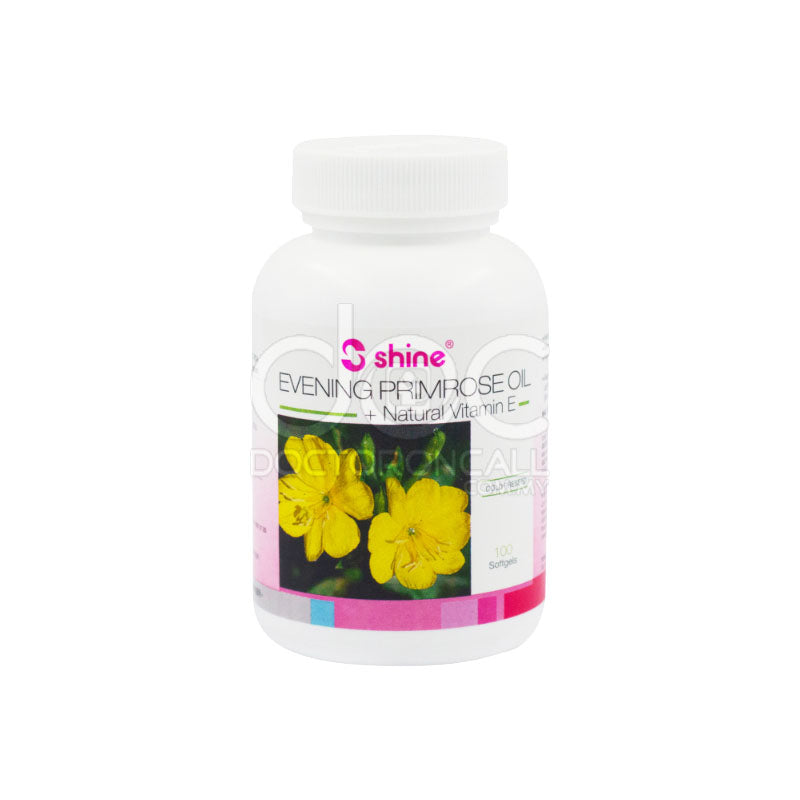 Shine Evening Primrose Oil + Natural Vitamin E Softgel 100s - DoctorOnCall Farmasi Online