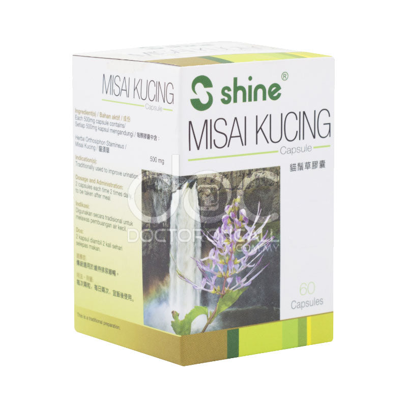Shine Misai Kucing Capsule 60s - DoctorOnCall Online Pharmacy