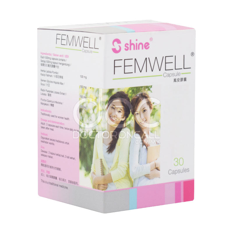 Shine Femwell Capsule 30s - DoctorOnCall Farmasi Online