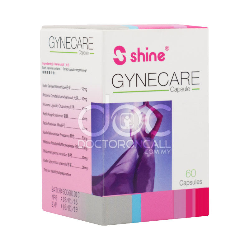 Shine Gynecare Capsule 60s - DoctorOnCall Farmasi Online