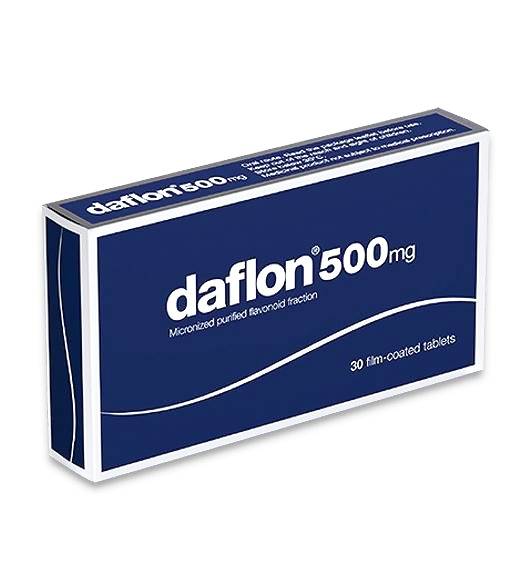 Daflon 500mg Tablet - 30s - DoctorOnCall Farmasi Online