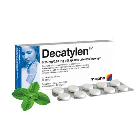 Decatylen Lozenges - 10s (strip) - DoctorOnCall Online Pharmacy